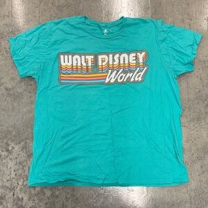 Disney Teal Walt Disney World Short Sleeve Tee